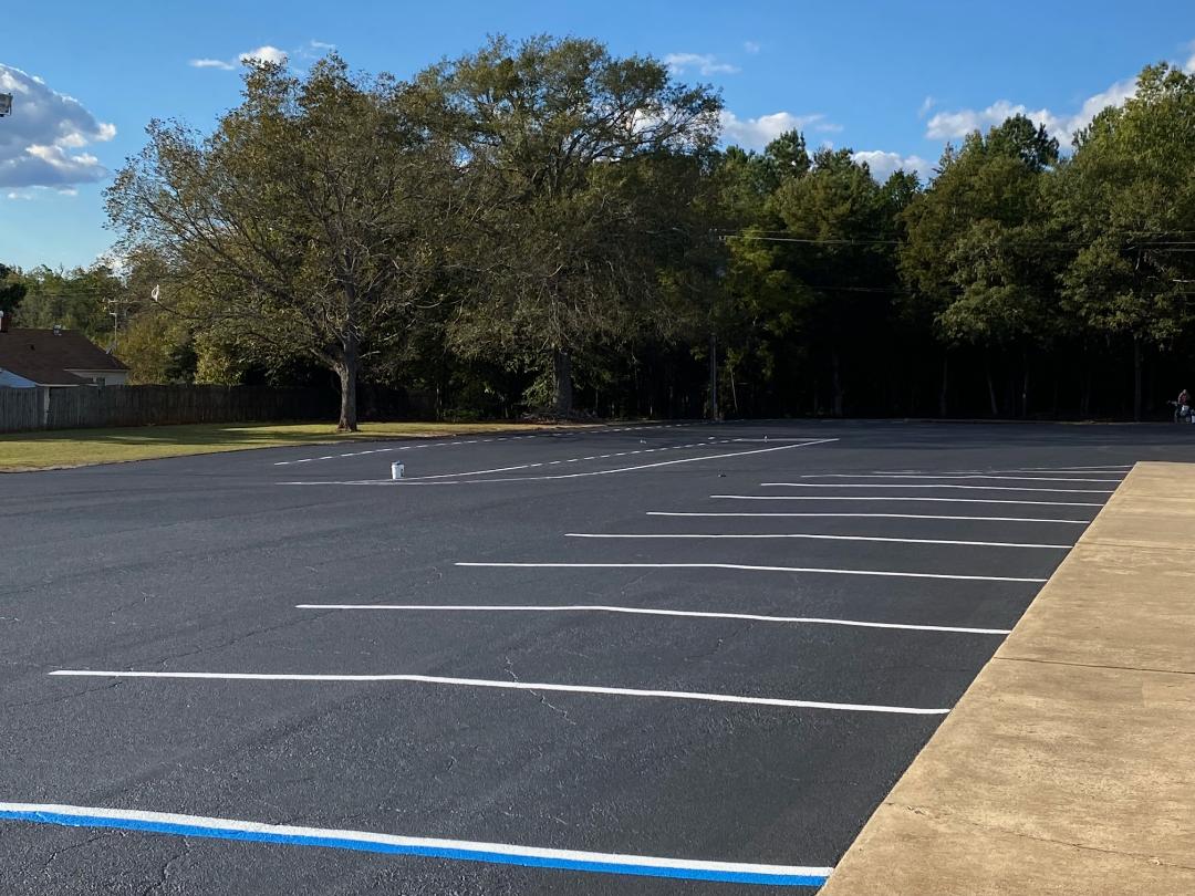 Pavement Revitalization: Seal Coating and Parking Lot Striping by Brynco Improvements in Richburg, South Carolina Thumbnail